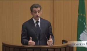 Discours de M. Nicolas Sarkozy Sommet UA en Ethiopie