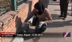 Grand nettoyage sur la place Tahrir - no comment