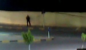 Un sniper dans les rues de Tripoli