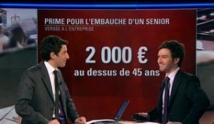 Emploi : une prime de 2000 euros pour embaucher un sénior