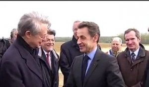 Sarkozy et Borloo en visite dans la Somme