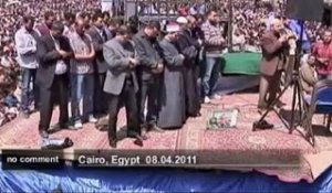 La place Tahrir reclame le jugement de Moubarak - no comment