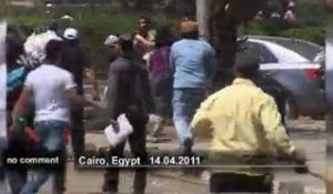 Egypte : Pro et anti-Khadafi s'affrontent... - no comment