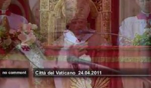 Le Pape célèbre la messe de Pâques - no comment