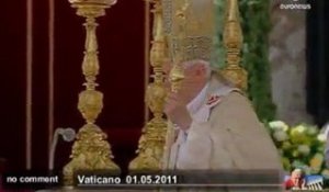 Cérémonie de béatification de Jean-Paul II - no comment