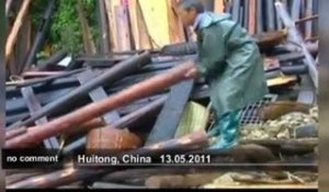 Inondations et coulées de boue au Sichuan - no comment
