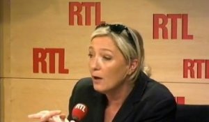 Marine Le Pen, présidente du Front National : "Georges Tron essaye de ternir ma réputation"