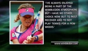 Clijsters out of Wimbledon