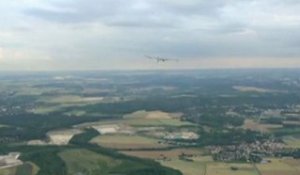 Le vol de Solar Impulse entre Bruxelles et Paris