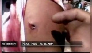 Affrontements violents au Pérou - no comment