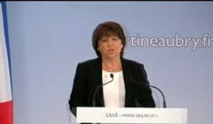 Martine Aubry candidate pour l’élection de 2012