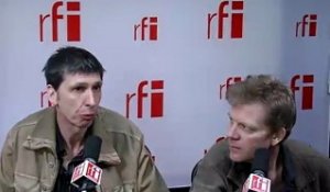 Hervé Ghesquière et Stéphane Taponier, journalistes et ex-otages en Afghanistan