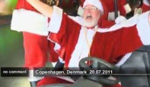 Danemark: Congrès mondial de Pères Noël - no comment