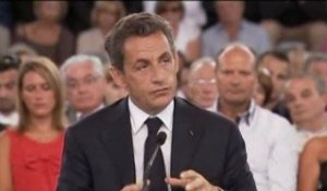 Table ronde sur le thème du tourisme : N. Sarkozy