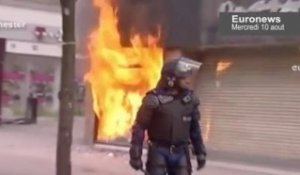 Manchester sous le feu des émeutiers