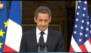 Sarkozy rend hommage aux victimes du 11 septembre
