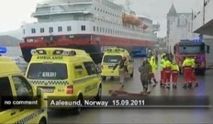 Norvège : incendie sur un bateau de croisière - no comment