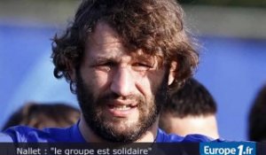 Nallet : "le groupe est solidaire"