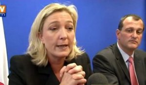 Marine Le Pen présente son équipe présidentielle