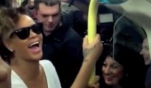 Rihanna prend le métro pour aller à son concert