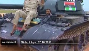 Lourds combats sur la ligne de front de Sirte - no comment