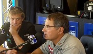 Jacques Fournier et Jean-Christophe Caso, invités de France Bleu pour la transat Jacques Vabre 2011.