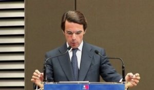 UMP - José Maria Aznar - Conclusion de la convention défense