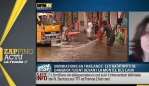 Inondations en Thaïlande : l'exode des habitants de Bangkok