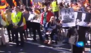 Manifestations pour les victimes d'ETA à Madrid
