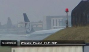 Atterrissage d'urgence en Pologne - no comment