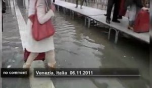 Montée des eaux à Venise - no comment