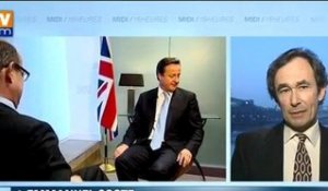 Sommet de Bruxelles : David Cameron défend son véto au traité européen