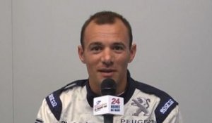24 Heures du Mans 2011, interview de Stéphane Sarrazin pilote de la Peugeot n°8