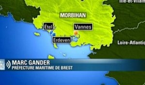 Tempête Joachim : un cargo s'échoue au sud de la Bretagne, pollution de carburant