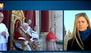 Le pape Benoît XVI a adressé son message urbi et orbi