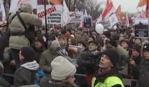 Manifestations des anti et des pro-Poutine le 4 février...