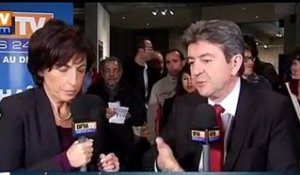 Au forum de Libération, Jean-Luc Mélenchon répond aux questions de BFMTV