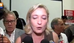 Le FN accuse l'Etat de ne pas assurer la sécurité de Marine Le Pen