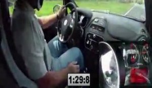 Vidéo Auto Moto : Abarth Punto Evo à Montlhéry