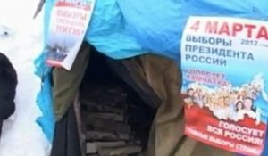 Russie: des urnes apportées par hélicoptères
