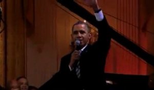 Obama chante "Sweet Home Chicago"