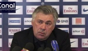 OL PSG : La conférence de presse de Carlo Ancelotti