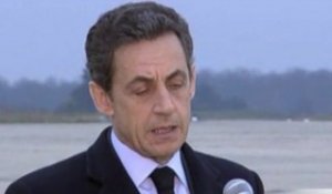 N. Sarkozy accueille les journalistes revenus de Syrie