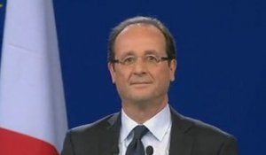 François Hollande au Bourget (1/2)