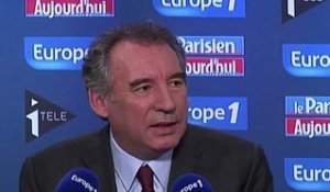 Bayrou : "je n'appartiens pas à la majorité"