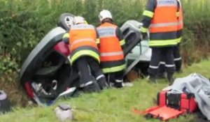 Hautmont : spectaculaire accident sur la Route de Landrecies