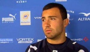 Interviews avant Montpellier Hérault Rugby - Castres : 29/09/2012