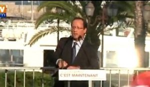 Hollande en Corse : meeting en extérieur pour parler sécurité