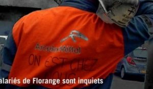 L'inquiétude des salariés de Florange