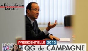 Dans les coulisses du QG de campagne de François Hollande